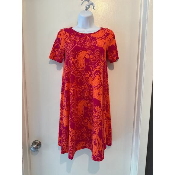 ASOS Maternity Swing Tee Dress Magenta & Orange US 2 EUC - Picture 2 of 6